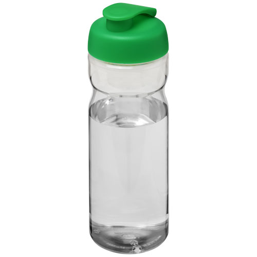 Bouteille personnalisable de sport 650ml H2O Active® Translucide et Vert